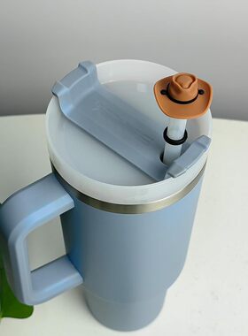 Cowboy Hat Straw Covers跨境硅胶牛仔帽吸管盖趣味吸管防尘塞盖