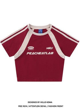 Croptop Women Crop Top Korean Fashion Color T Shirt Lady