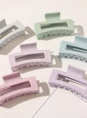 Vintage Hair Clips for Women Simple Claw Clip Blue Frosted B