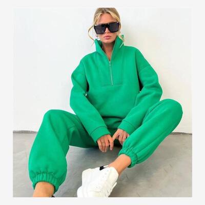 欧美运动服卫衣2套装女