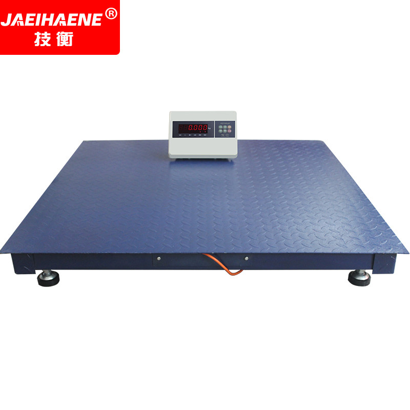 技衡电子地磅秤1-3吨 小地磅秤台称物流磅秤 平台称 动物磅汽车衡