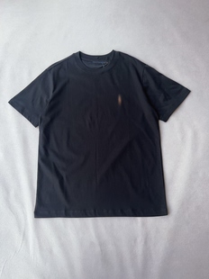 四季通勤简约经典刺绣男士圆领短袖春夏新款纯棉打底半袖体恤