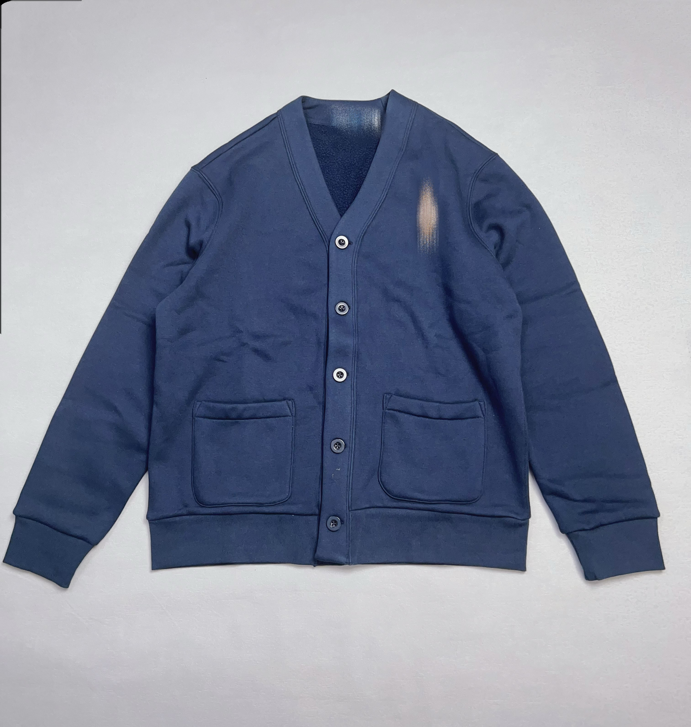 加绒棉质美式男士V领开衫拉链卫衣字母刺绣休闲百搭经典卫衣外套