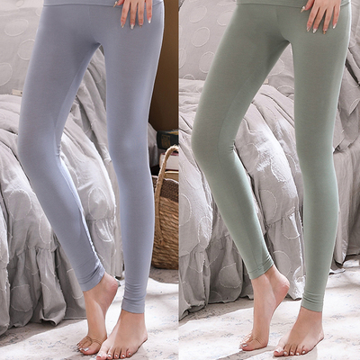 超薄大码打底裤莫代尔秋裤女士