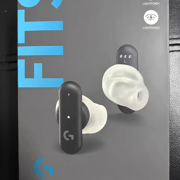 罗技Logiteech G FITS无线耳机 2.4G蓝牙双模 LIGHTFORM定制耳塞