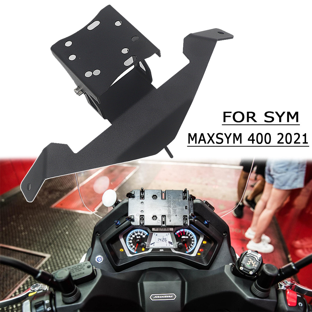 用于SYM MAXSYM 400 2021 摩托车导航支架GPS手机支架