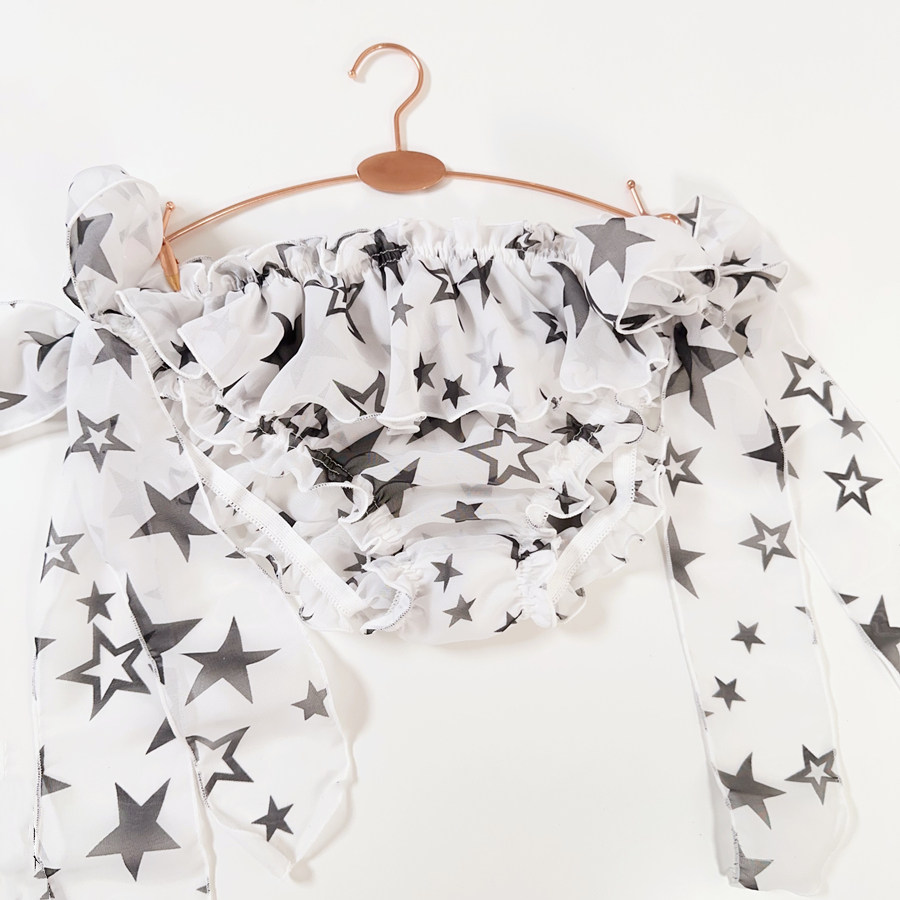 情侣男体女款男士穿新款浪漫星星双侧开绑带可调雪纺大码女式内裤,女士内衣/男士内衣/家居服,女三角裤,淘宝优惠券,粉丝福利购,淘宝优惠卷