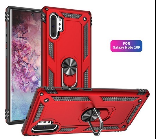 Samsung note 9 8 10 Car Magnetic Invisible Ring Case armor