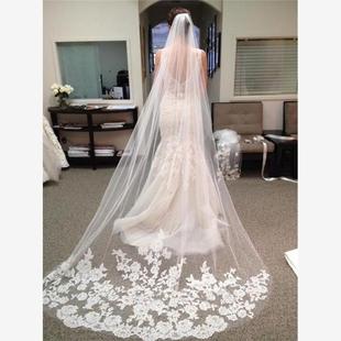 Veil Wedding Veils Long Comb Bridal With New Lace