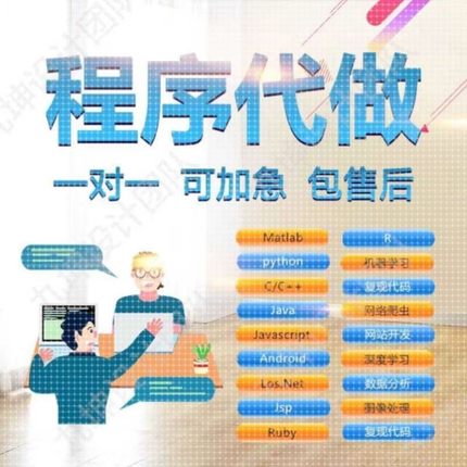 Python代写matlab代码编写java小程序开发c++程序代编c语言php