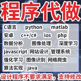 代码 代写web系统设计 编写java代做matlab****代编Python接单c