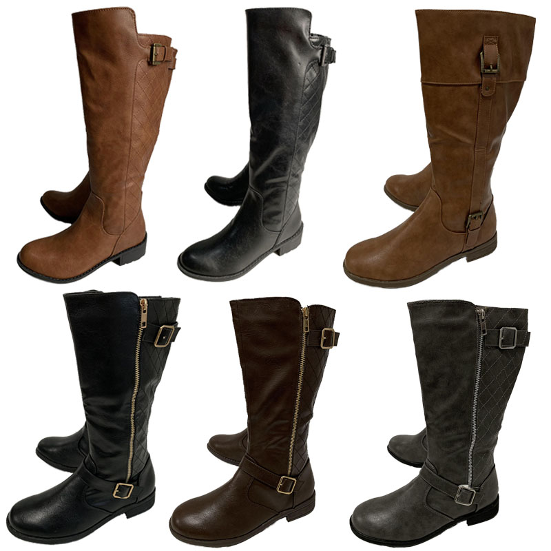 高筒靴子平底时装长靴