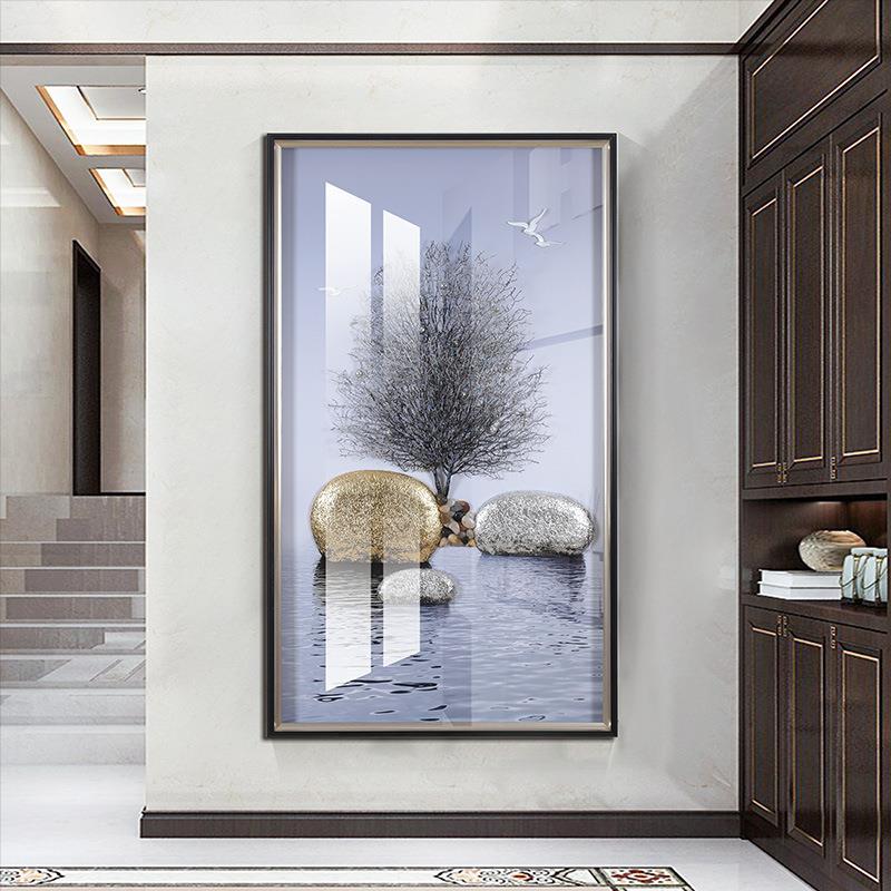 现代简约玄关挂画时尚手工走廊过道实物画立体艺术装饰画厂家直销