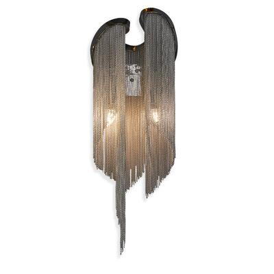 流苏铝链条后现代简约客厅轻奢服装店走廊卧室床头北欧艺术壁灯