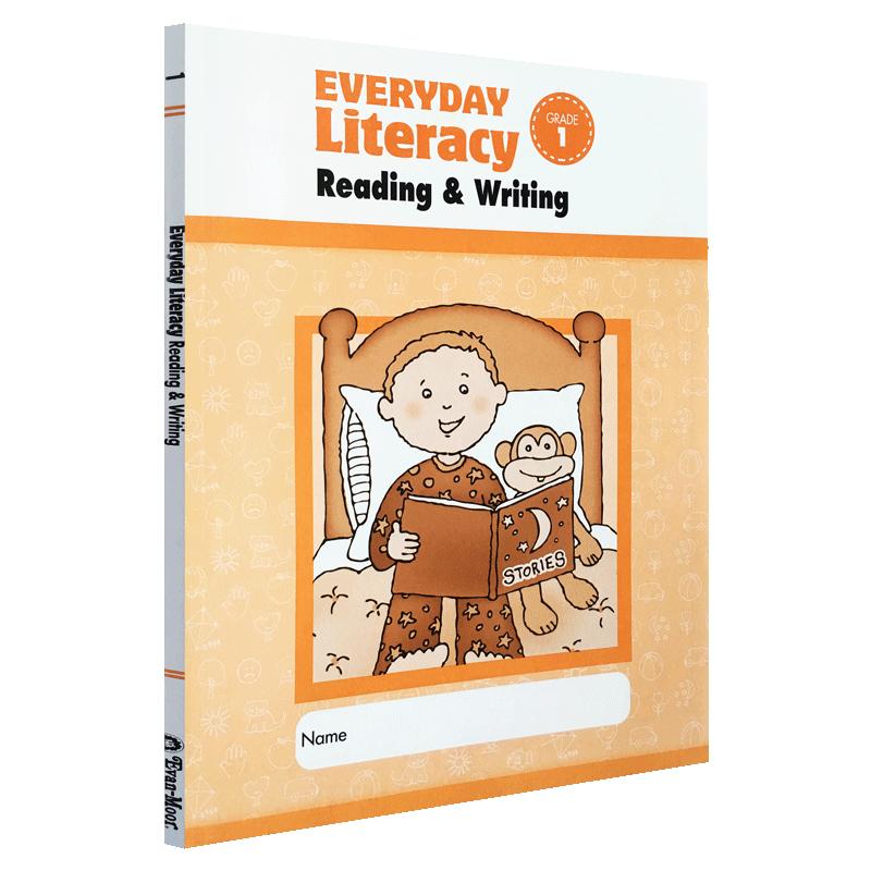 Evan-Moor Everyday Literacy Reading And Writing Grade 1 SE 小学者的每日课堂系列 阅读与写作 一年级 作业本 美国加州教辅