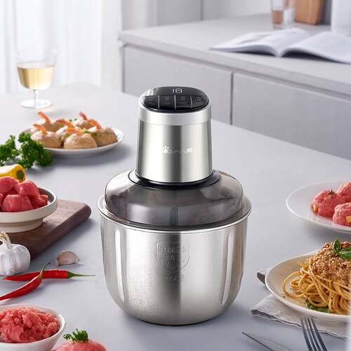 官方正品小熊绞肉机QSJ-Q05V1家用绞馅机碎肉料理搅拌打肉机2.5L
