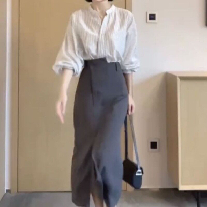 轻熟风女装初秋梨型身材通勤穿搭欧两件套时尚休闲半身裙子套装女高性价比高么？