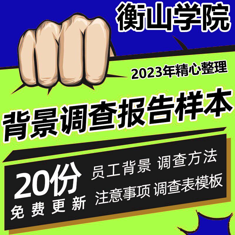 背景调查报告样本高端职位总监总经理级别全面详细背调报告word版