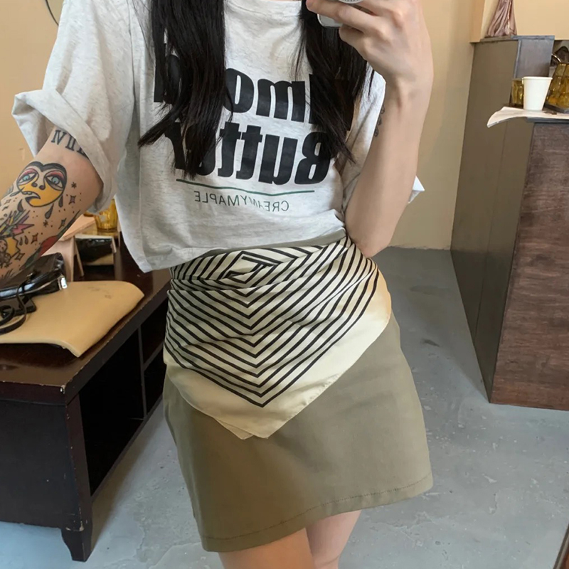 旅游发带百搭绑包收腰夏季小方巾