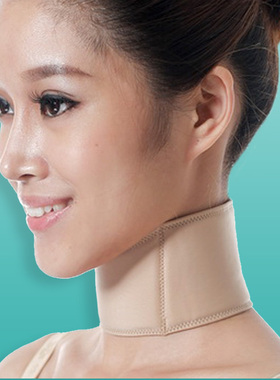 紧脂术后疤痕增压力弹力套儿童定制抗防颈部头套疤痕增生双层颈套