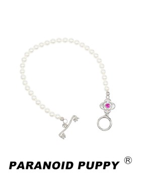 心心如意石镶石工艺珍珠手链