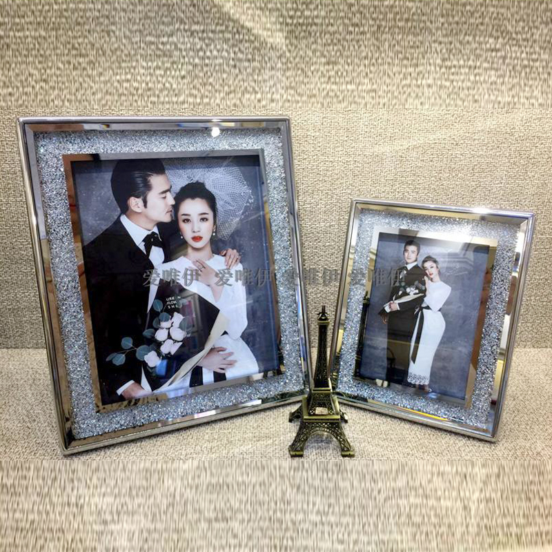 Diamonds Photo frame 7-inch 10 Inch swing sets High-end Studio three-dimensional Photo Frame originality Photo Mirror Like shelfin the Home accessories , Frame/Frames  category - from Buy2taobao.com to provide professional Taobao agent buy service
