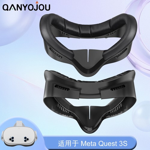 新款适用于Meta Quest 3s面罩替换支架遮光眼罩vr配件ABS海绵