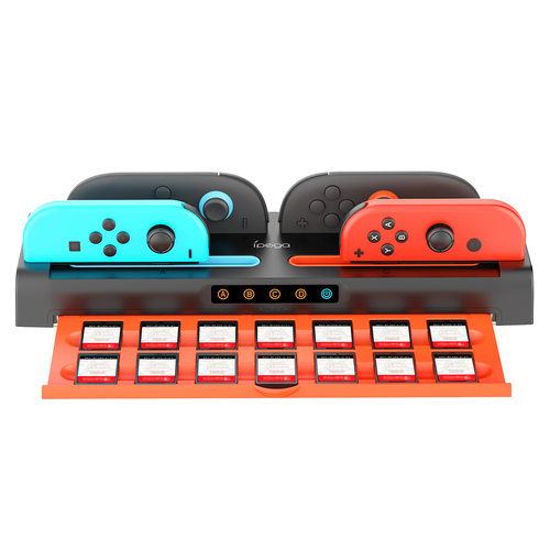 Switch 多功能八充座充NS /NS2  Joypad手柄座充带14个游戏卡槽