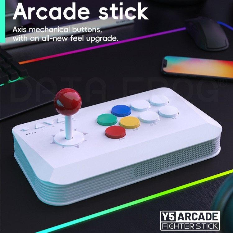 适用PC/安卓/IOS/switch/ps3/M8游戏机无线蓝牙摇杆/街机格斗摇台