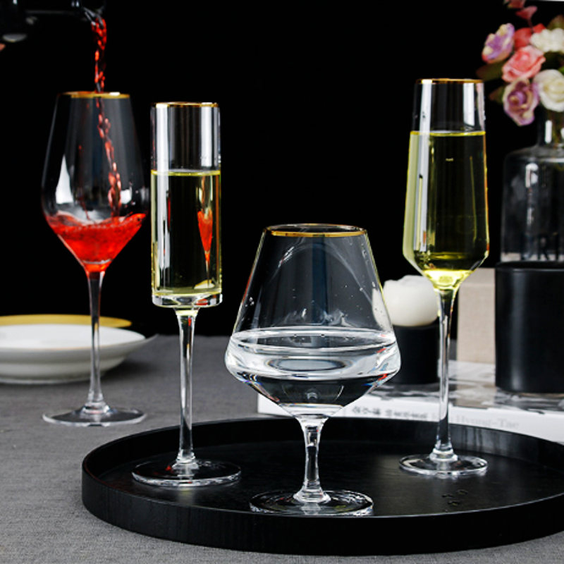 欧式水晶红酒杯创意高脚玻璃