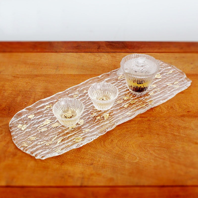 Japan manual Colored glaze crystal Glass jug Large tea set Japanese food Sushi platein the Tableware , Tea set , Tea tray  category - from Buy2taobao.com to provide professional Taobao agent buy service