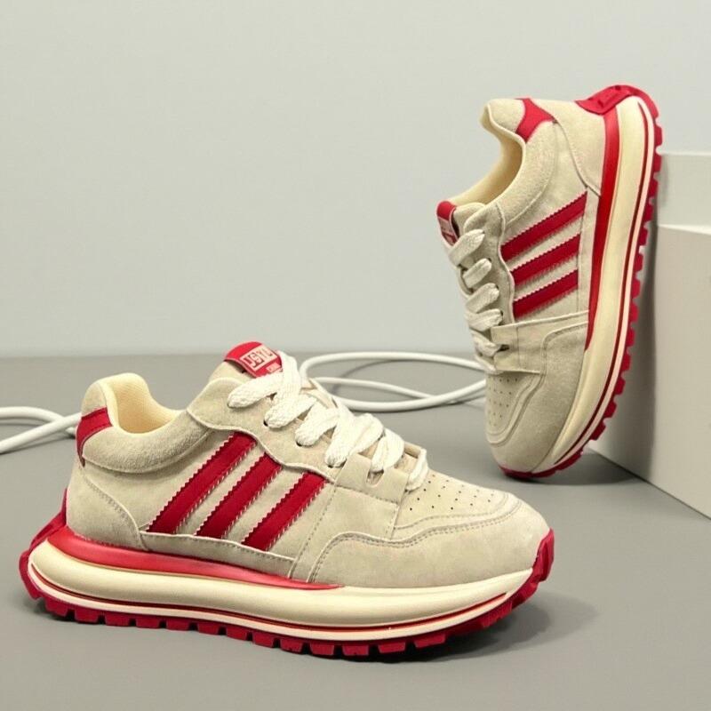 香港潮牌2025秋冬新款男鞋潮流百搭运动休闲老爹鞋厚底增高板鞋潮