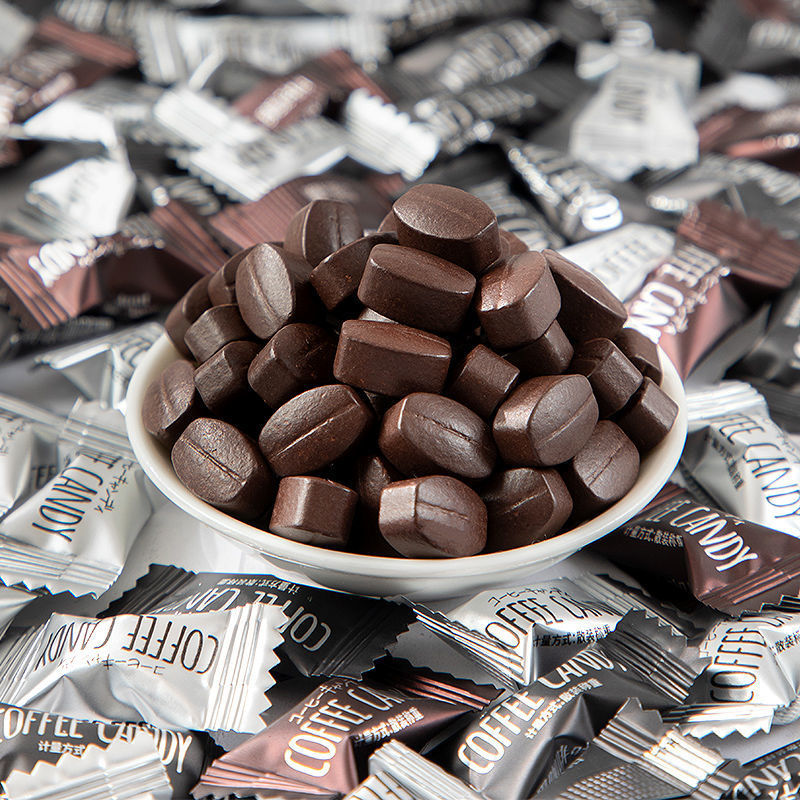 特浓咖啡豆糖果可上课犯困100颗