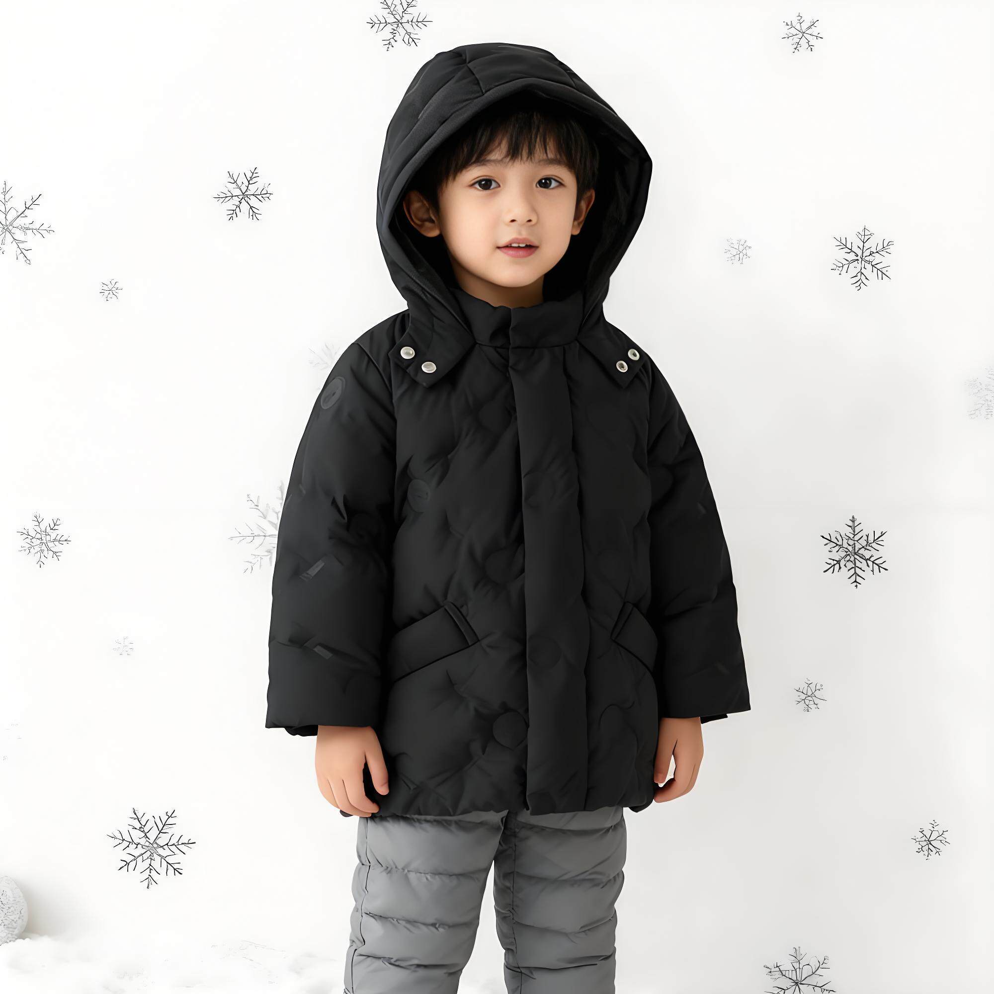 男童连帽羽绒服秋冬款