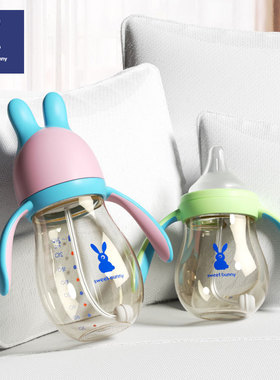 sweetbunny妙兔奶瓶奶嘴配件宽口婴儿纳米银奶嘴鸭嘴吸管嘴直饮嘴