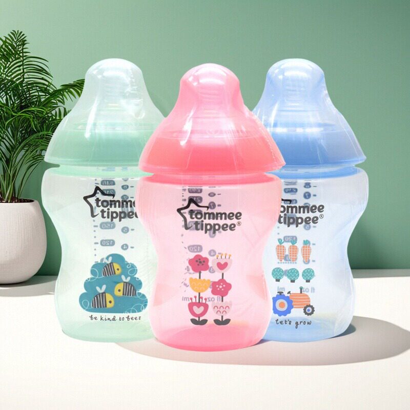 TommeeTippee汤美星60宽口径奶瓶配件奶嘴纳米银吸管嘴直饮嘴鸭嘴