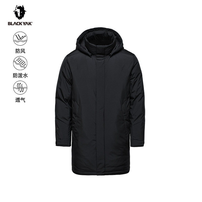BLACK YAK/布来亚克羽绒服男24冬季户外WINDSTOPPER鹅绒服WVM561