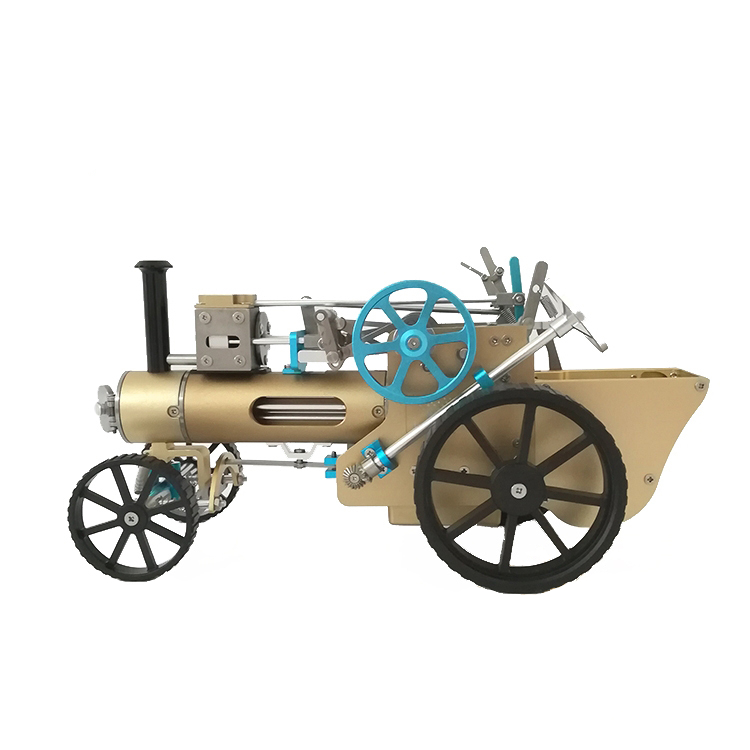 土星工匠师蒸汽汽车模型电动仿真金属拼装玩具创意礼品高难度教具