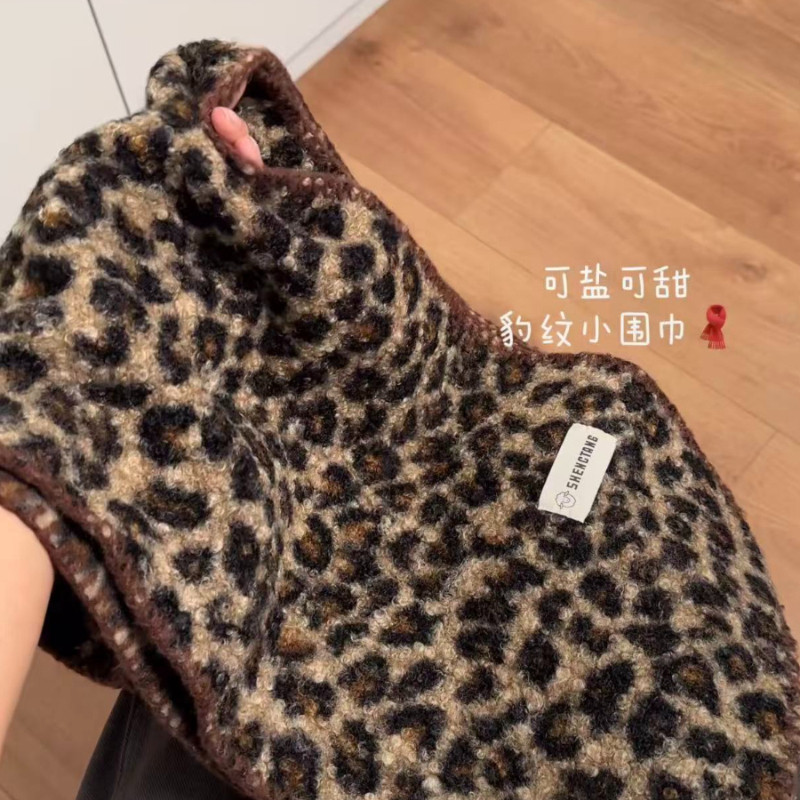 可盐可甜~小众小卷毛豹纹针织围巾女秋冬季百搭保暖洋气时髦围脖,服饰配件/皮带/帽子/围巾,围巾/丝巾/披肩,淘宝优惠券,粉丝福利购,淘宝优惠卷