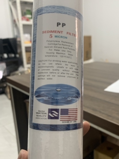 10寸插入式水过滤棉芯PP SEDIMENT FILTER沉积物过滤芯5/1micron