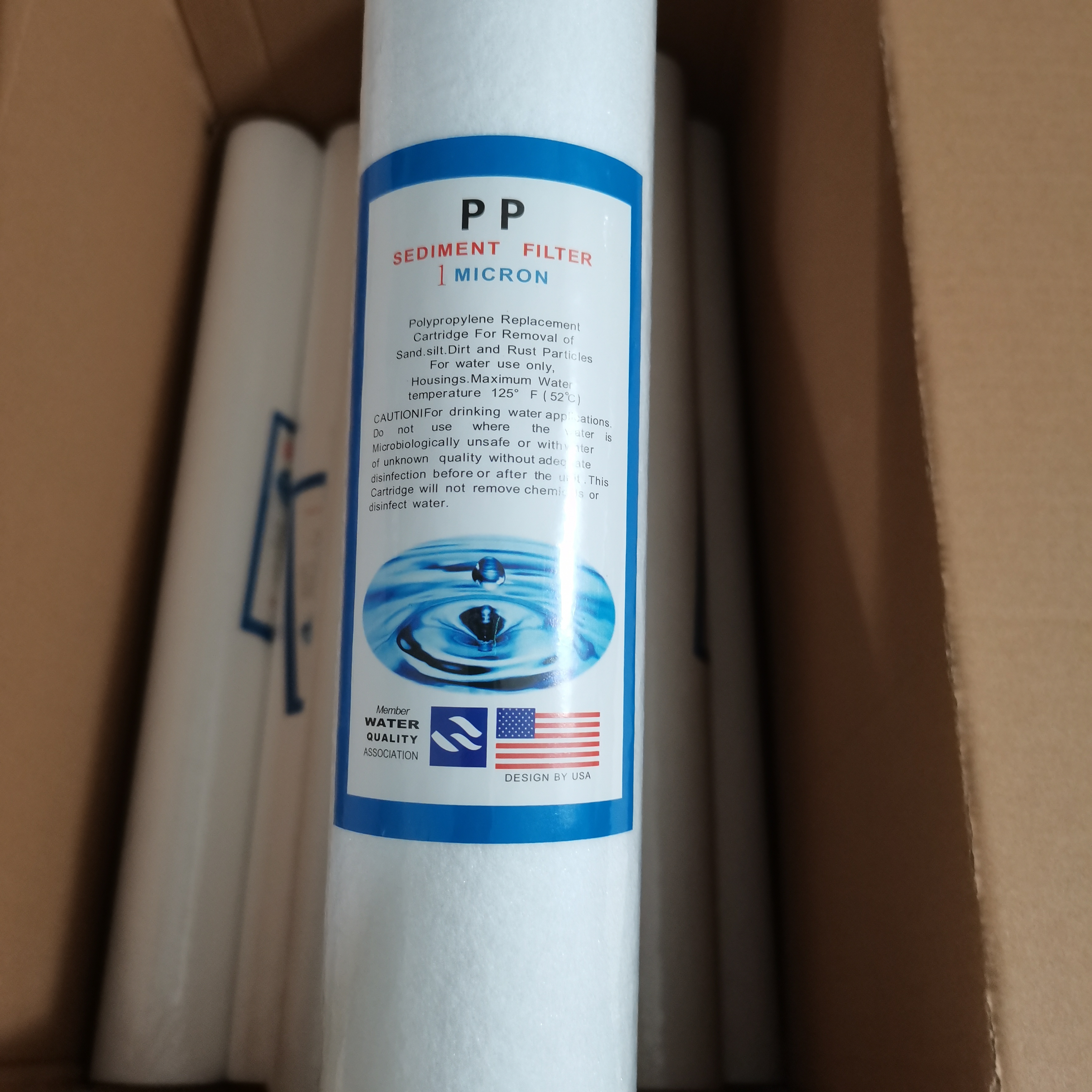 美国滤芯PP SEDIMENT FILTER总代理红美标白美标现货通用5MICRON