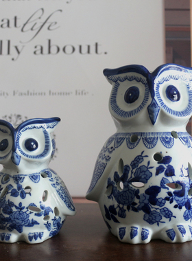 陶瓷香薰炉酒柜卧室摆台软装饰品