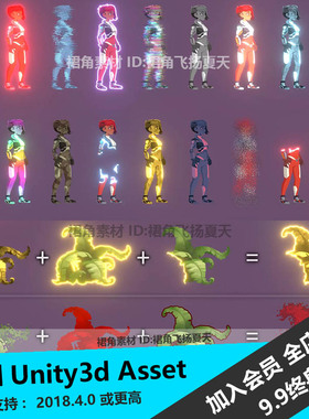 Unity3d Sprite Shaders Ultimate 50+交互着色器2D游戏材质纹理
