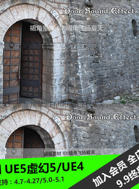 UE5虚幻4 门宝箱音效包Door Treasure Chests Sound Effects Pack