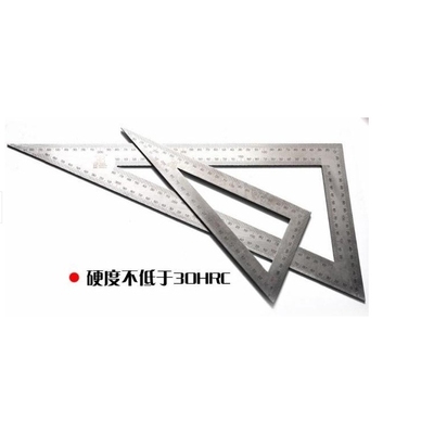 kt不锈钢三角尺90度加厚角尺钢尺大号高精度木工钢板尺直角尺三角