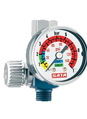 原装萨塔喷枪气压表 汽车油漆喷漆枪调压表 型号27771