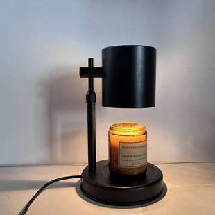 美式香薰融蜡台灯家居无火烛台灯卧室床头可定时可升降扩香灯