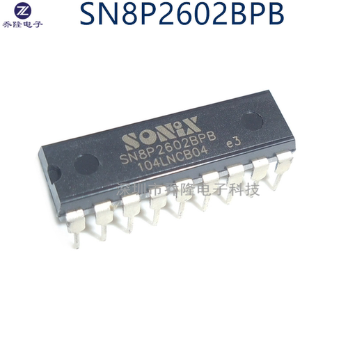 原装正品  SN8P2602 SN8P2602BPB  DIP-18 电风扇集成块 5个包邮