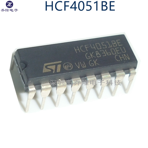 原装正品 CD4051BE HCF4051BE HEF4051BP 八选一模拟开关 DIP-16