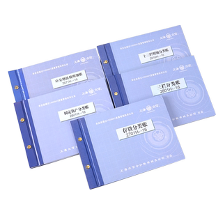 立信三栏分类账存货分类账计数账应交增值税明细账十三栏明细分类账固定资产分类账财务会计记账本100页/本